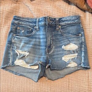 Distressed Denim Women's Shorts